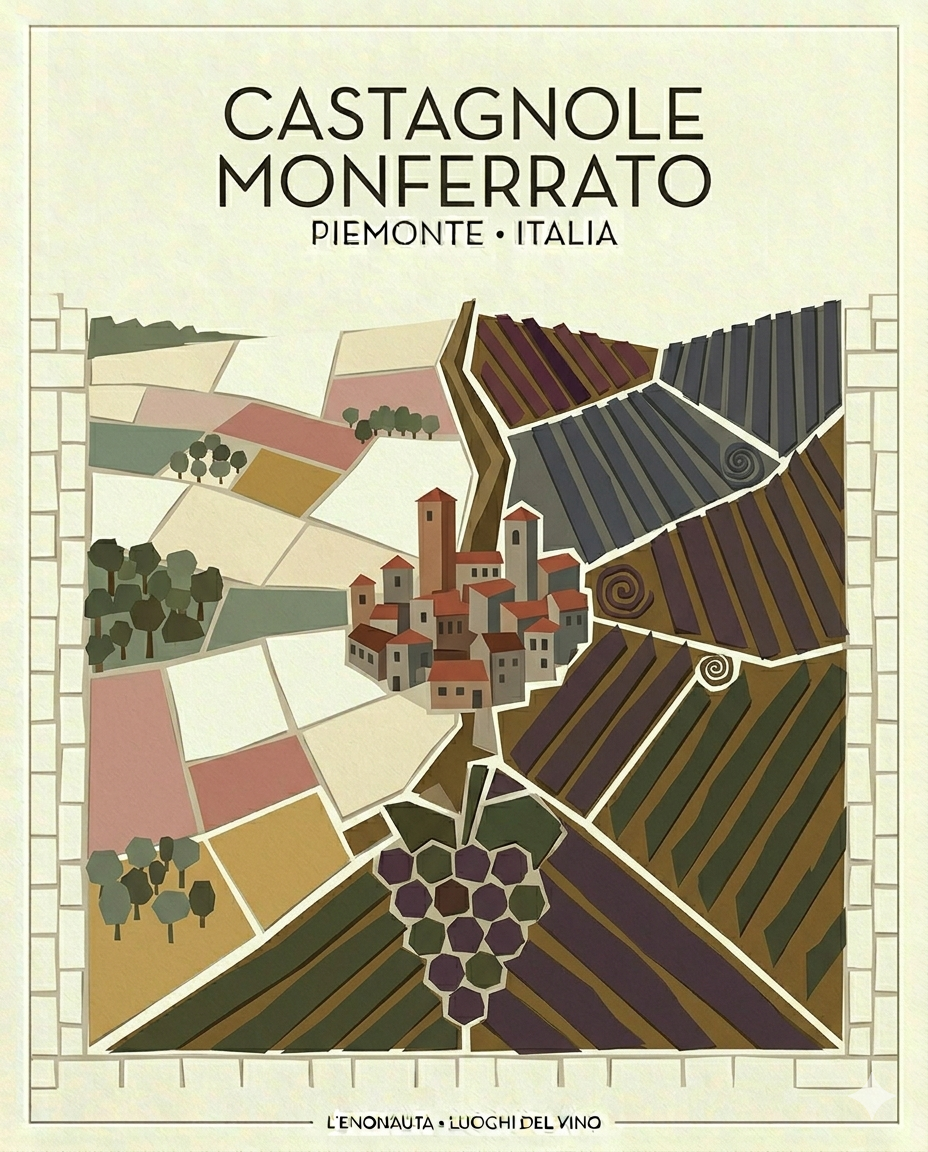 Poster L’Enonauta dedicato a Castagnole Monferrato