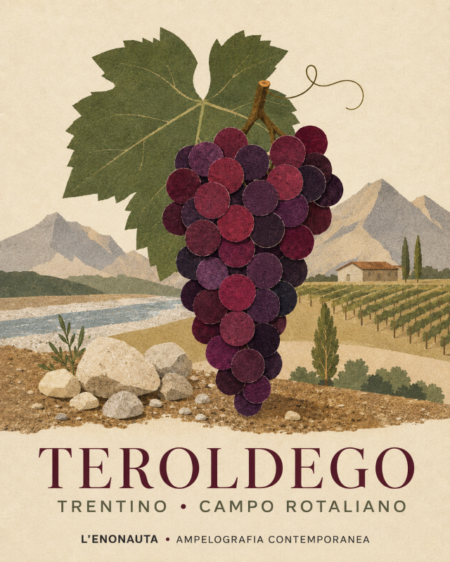 Teroldego, tavola di Ampelografia contemporanea