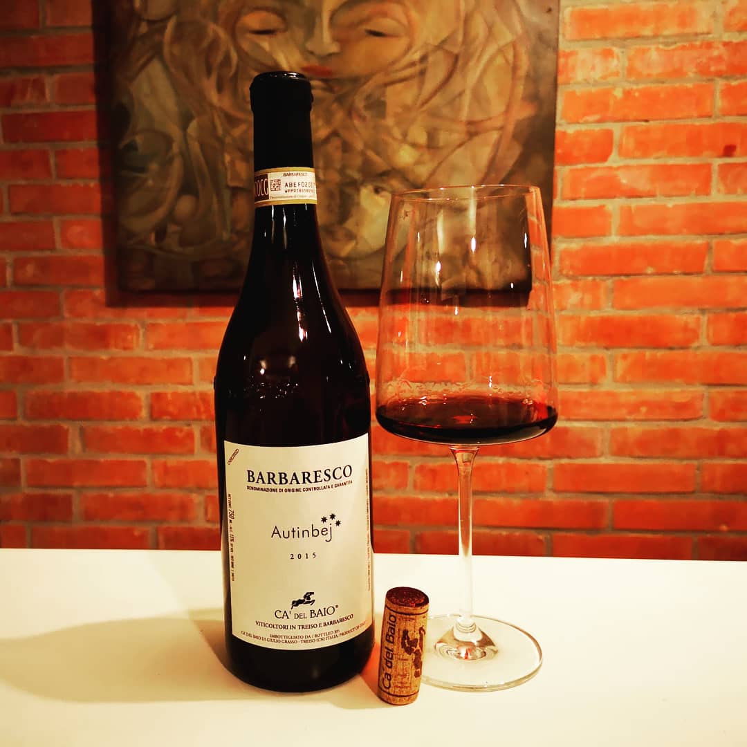 Enonauta/Degustazione di Vino #039 - wine review - Barbaresco Autinbej 2015 di Ca' del Baio. Ottima Barbaresco tradizionale