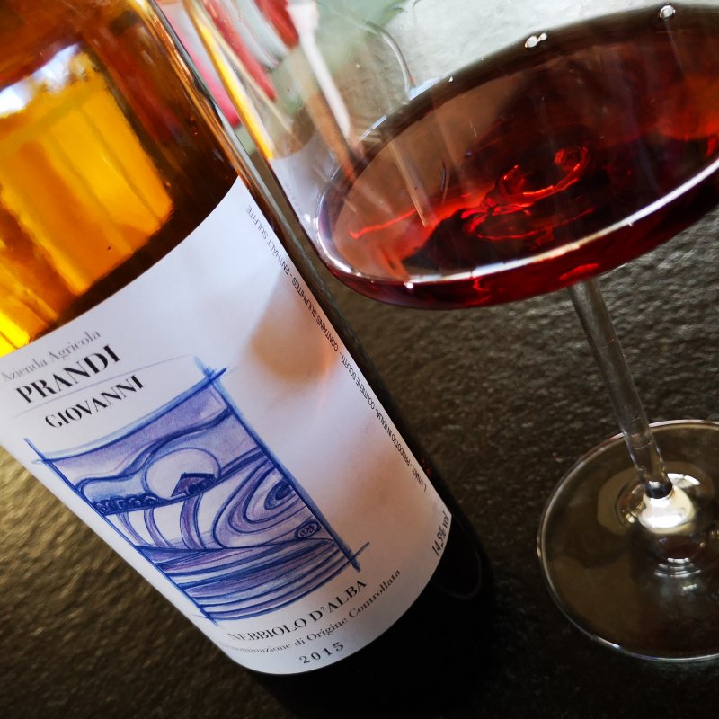 Enonauta/Degustazione di Vino #049 - wine review - Nebbiolo d'Alba 2015 - Prandi. Una piccola grande bottiglia da Diano d'Alba