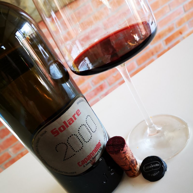 Enonauta/Degustazione di Vino #048 - wine review - Solare 2000 - Capannelle. Un Supertuscan con vitigni Tuscan da Gaiole in Chianti