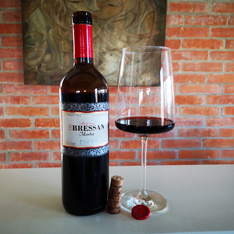 Enonauta/Degustazione di Vino #063 - wine review - Merlot 2003 - Bressan | Merlot d'annata del controverso produttore Bressan