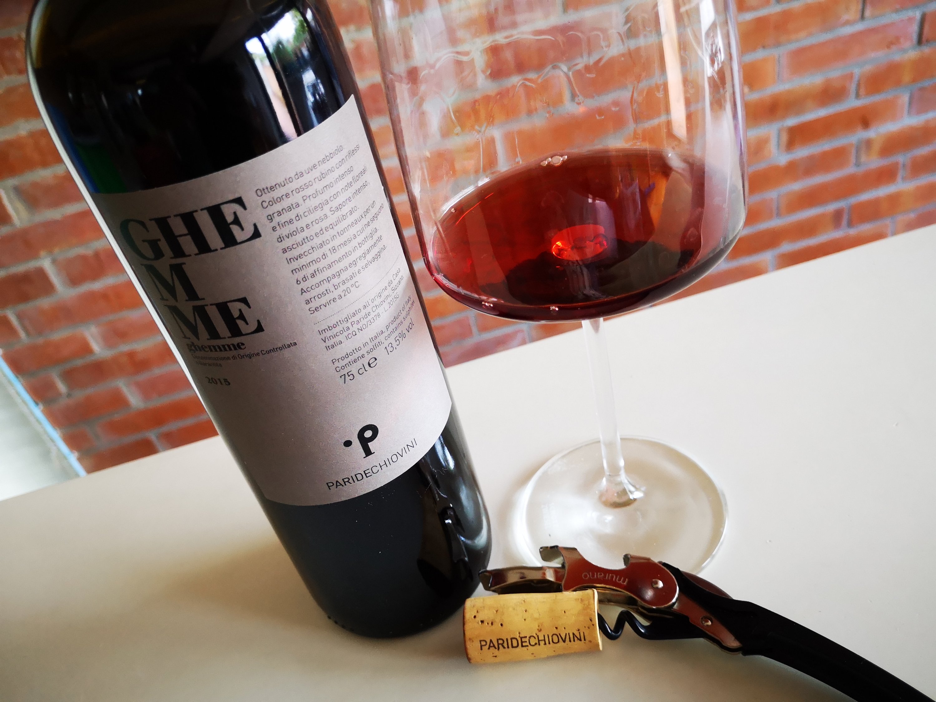 Enonauta/Degustazione di Vino #081 - review - Ghemme 2015 - Paride Chiovini | Alto Piemonte profumato e rigoroso