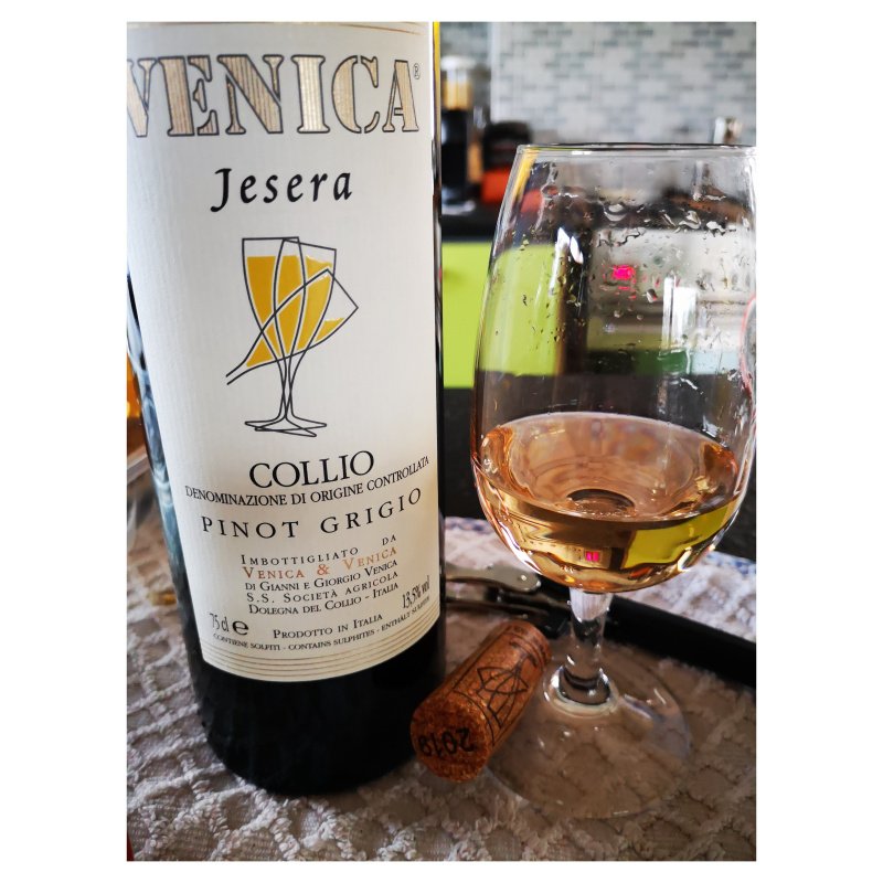 Enonauta/Degustazione di Vino #110 - review - Pinot Grigio Jesera 2019 - Venica | Volume e sapore, ma non è un vino piazzato.