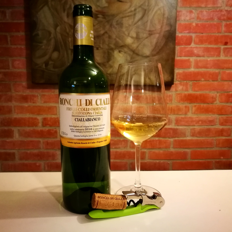 Enonauta/Degustazione di Vino #127 - review - Cialla Bianco 2016 - Ronchi di Cialla | Asciutto, ma intenso e profondo al gusto