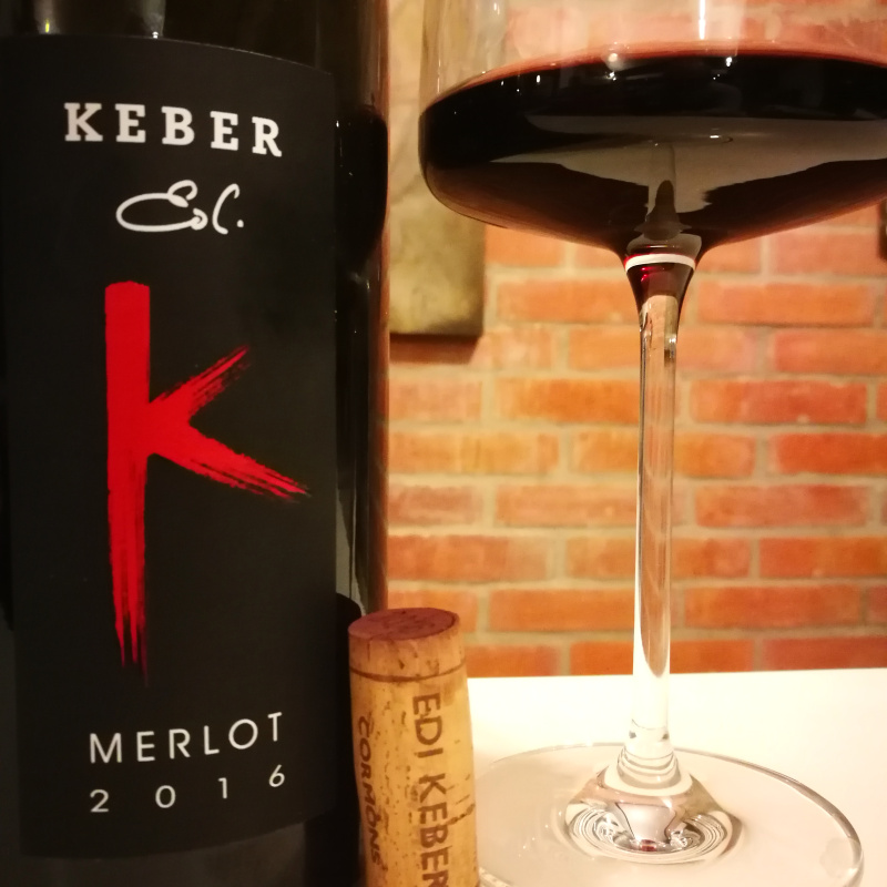 Enonauta/Degustazione di Vino #128 - review - Merlot 2016 - Edi Keber | Ampio, gustoso, dal buon finale centrato sul frutto scuro