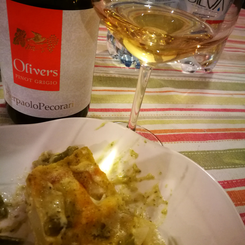 Enonauta/Degustazione di Vino #132 - review - Pinot Grigio Olivers 2018 - Pierpaolo Pecorari | vino brillante, estroverso, preciso