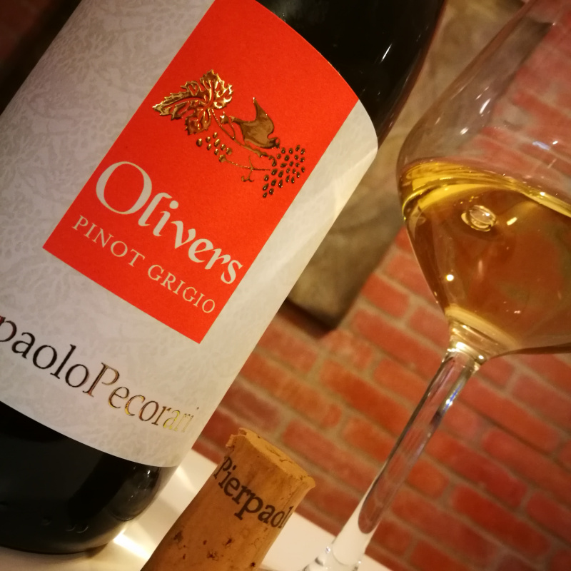 Enonauta/Degustazione di Vino #132 - review - Pinot Grigio Olivers 2018 - Pierpaolo Pecorari | vino brillante, estroverso, preciso
