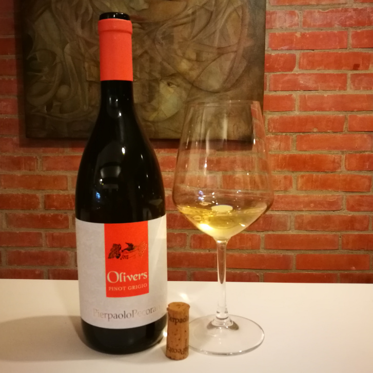 Enonauta/Degustazione di Vino #132 - review - Pinot Grigio Olivers 2018 - Pierpaolo Pecorari | vino brillante, estroverso, preciso