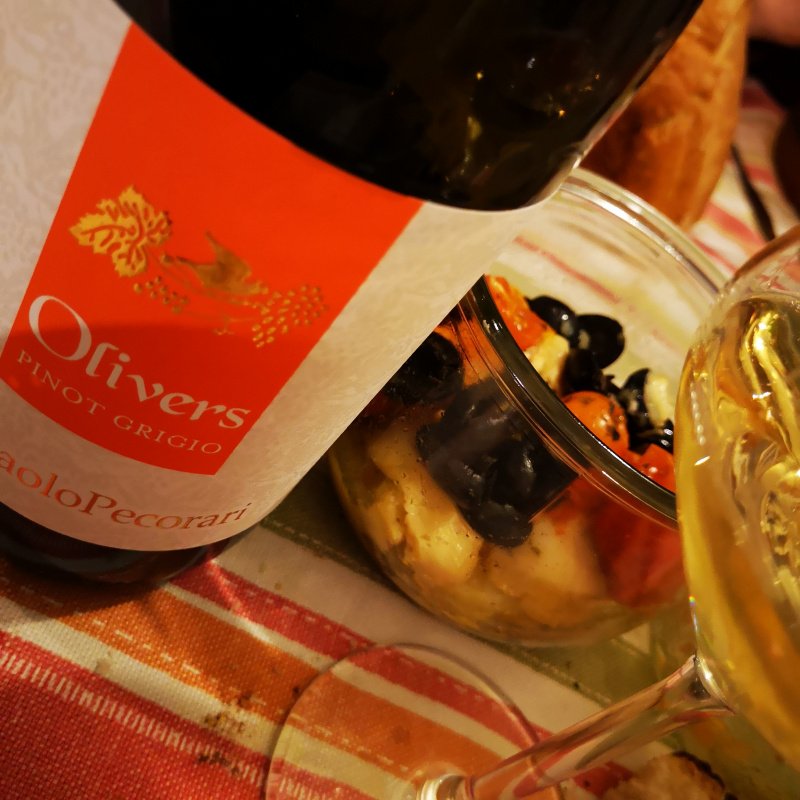 Enonauta/Degustazione di Vino #132 - review - Pinot Grigio Olivers 2018 - Pierpaolo Pecorari | vino brillante, estroverso, preciso