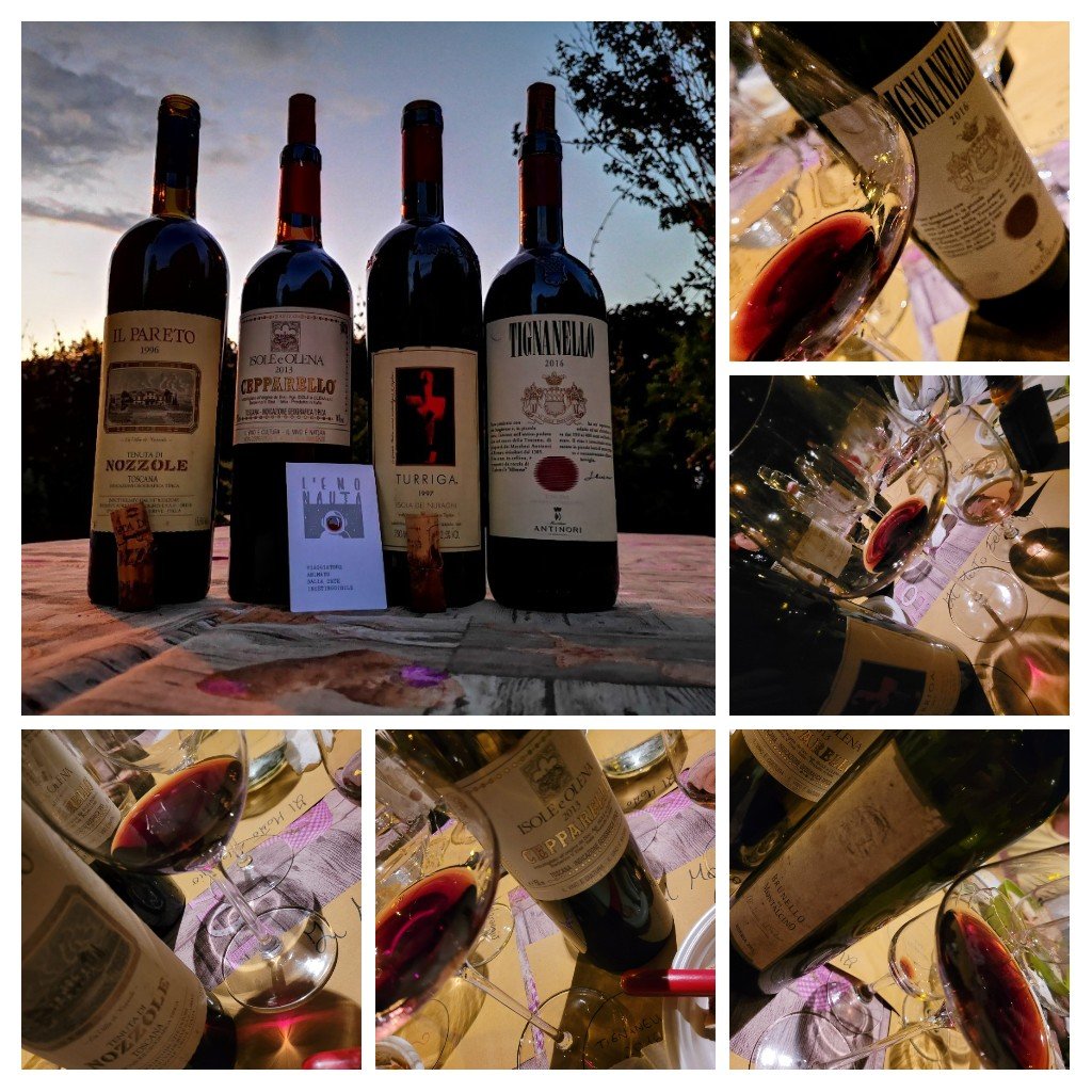 Enonauta/Degustazione di Vino #170/174 Turriga, Tignanello, Il Pareto, Cepparello, Valdicava | La Cinquina Memorabile