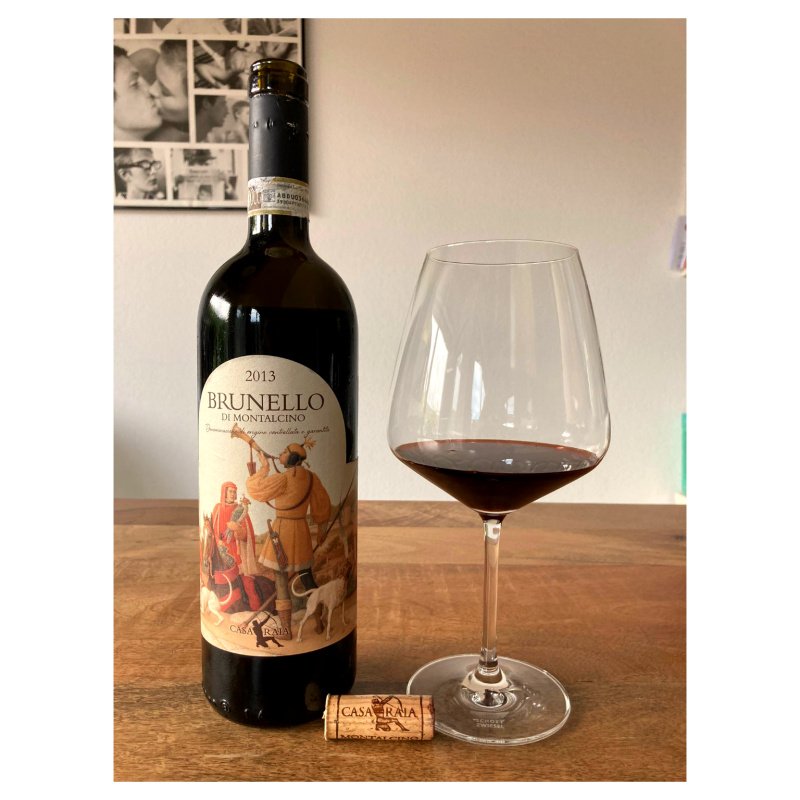 Enonauta/Degustazione di Vino #166 - Brunello di Montalcino 2013 Casa Raia | verticale, cesellato nella struttura e nella forma snella