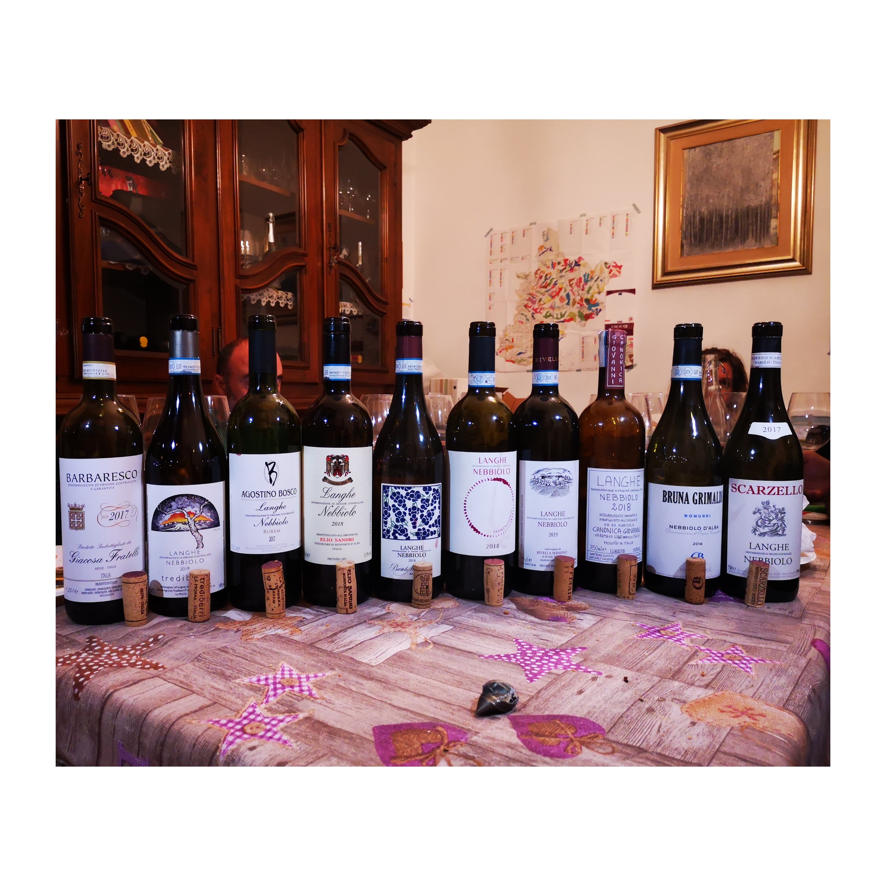 Enonauta/Degustazione di Vino #177/181 - La Batteria dei Nebbioli con Sandri, Rivella, Versio, Mascarello, Canonica, Trediberri, Scarzello