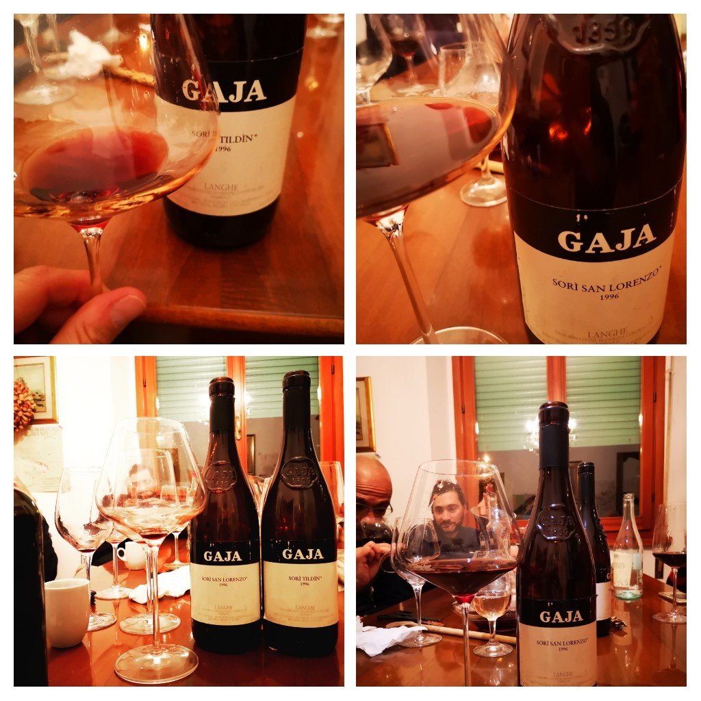 Enonauta/Degustazione di Vino #160/161 - Gaja Sorì Tildin 1996/Gaja Sorì San Lorenzo 1996  | Una serata irripetibile con due Gaja 1996