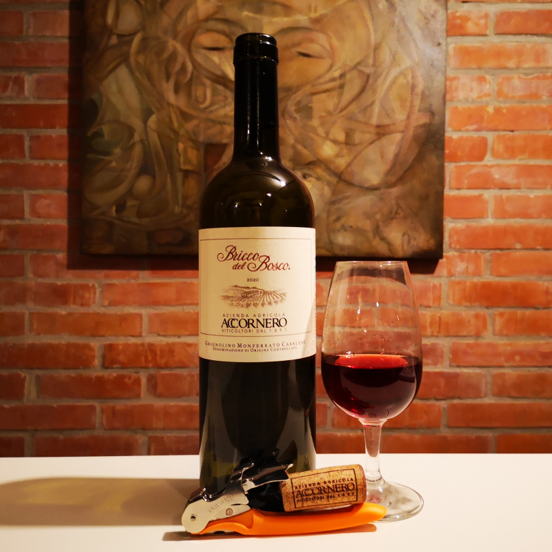 Enonauta/Degustazione di Vino #163 - Grignolino Bricco del Bosco 2020 - Accornero  | Un vino lineare a cui non manca niente, caratterizzato da compatta e precisa semplicità