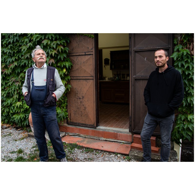 Riccardo e Massimiliano Lanza del Podere Pruneto - alla ricerca della tradizione. Bucciarelli - Monterotondo - Pruneto