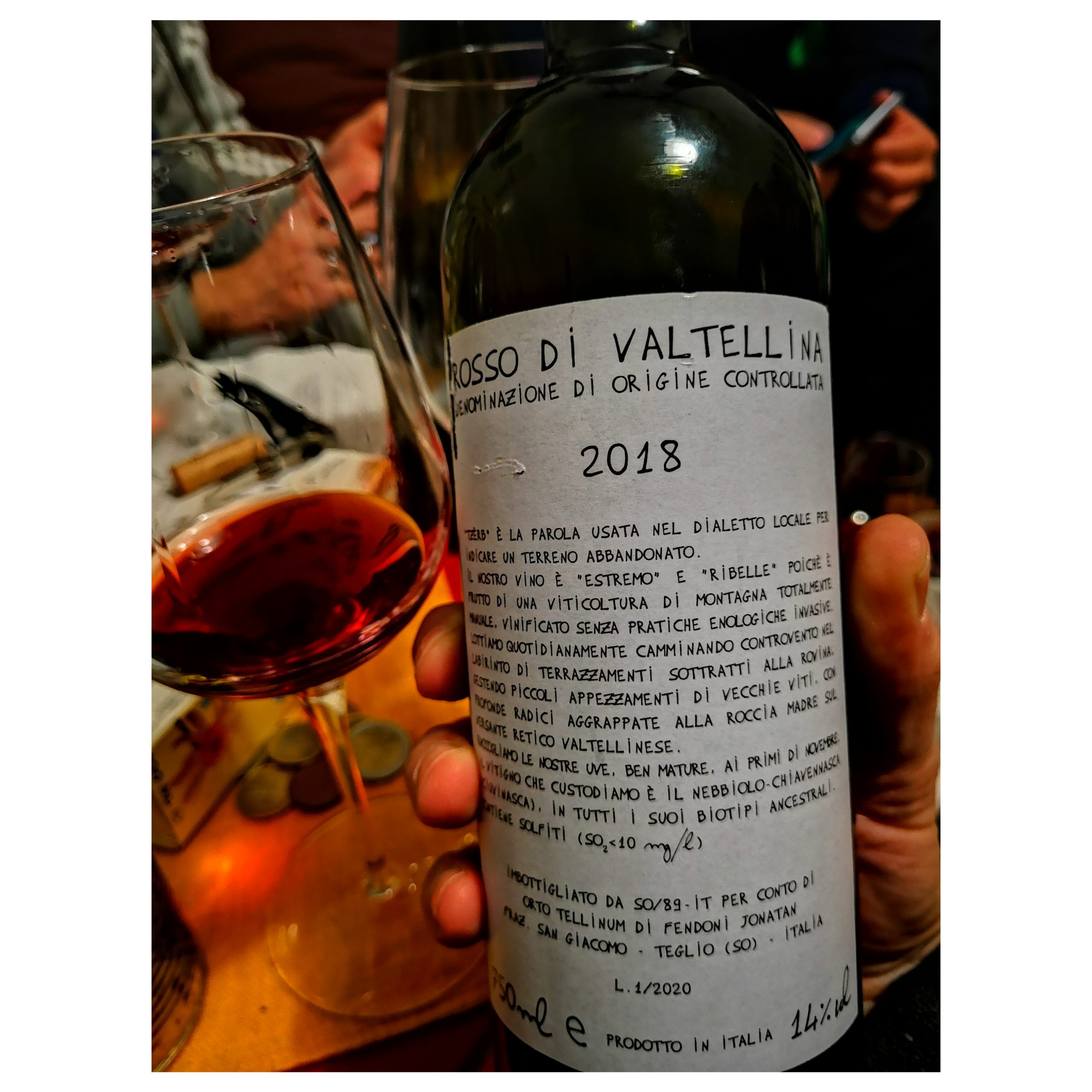 Enonauta/Degustazione di Vino #187 - TZÈRB eRETICO 2018 - Orto Tellinum | Una bellissima sorpresa dalla Valtellina