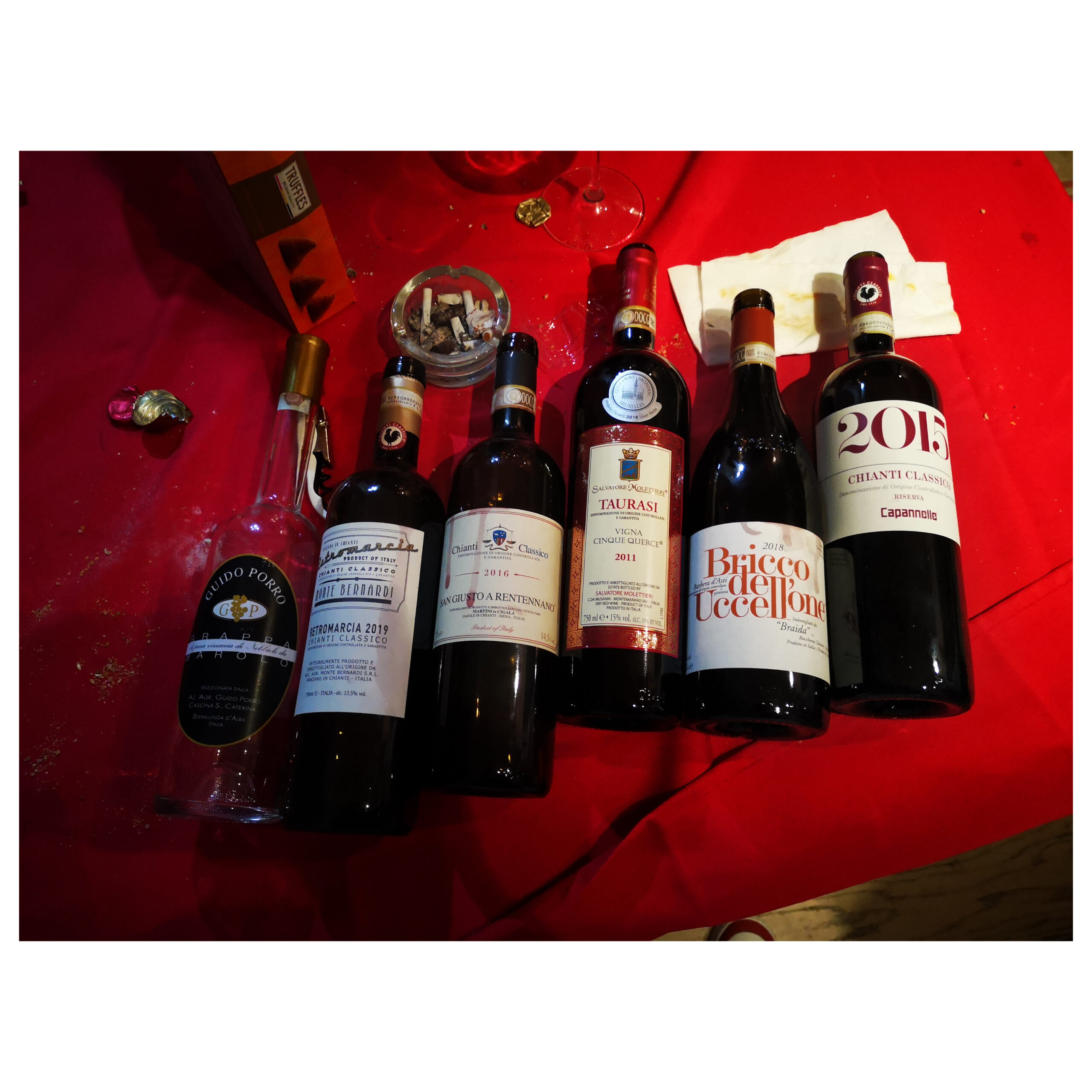 Enonauta/Degustazione di Vino #250/254 - review - Capannelle, Molettieri, Montebernardi, Bricco dell'Uccellone, San Giusto a Rentennano degustazione Vini Rossi