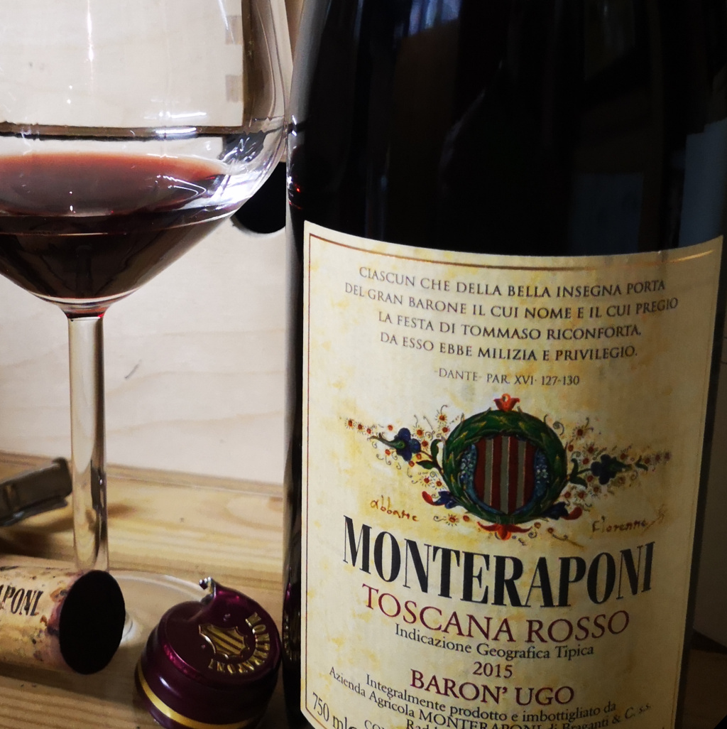 Enonauta/Degustazione di Vino #268 - review - Baron' Ugo 2015 - Monteraponi | vino astratto, molto chiuso, che abbisogna di un po' di immaginazione per essere apprezzato