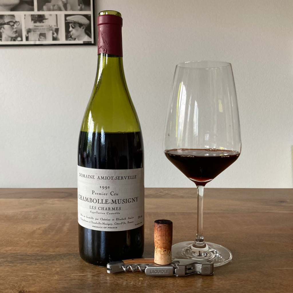 Enonauta/Degustazione di Vino #266 - review - Chambolle-Musigny "Les Charmes" Premier Cru 1991 - Domaine Amiot-Servelle | elogio alla pazienza