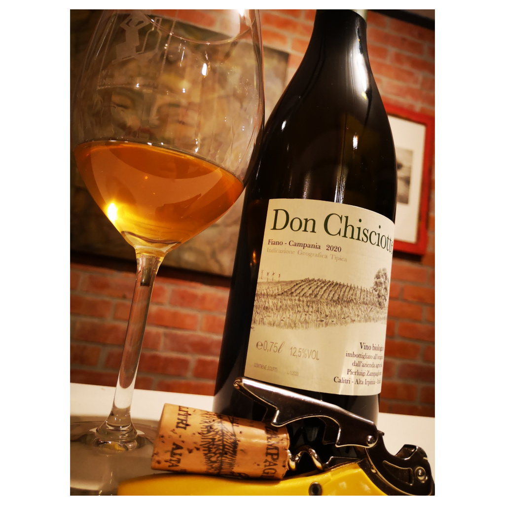 Enonauta/Degustazione di Vino #298 - review - Fiano Don Chisciotte 2020 - Zampaglione | Sapidità spiccata che fa ripensare a vini di omologhi, ben più famosi, produttori di bianchi di stampo tradizionale che ricorda per forma e gusto.