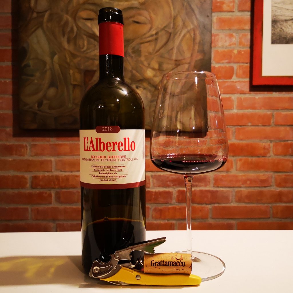 Enonauta/Degustazione di Vino #312 - review - L'Alberello 2018 - Grattamacco | Bolgheri Superiore accessibile e già approcciabile