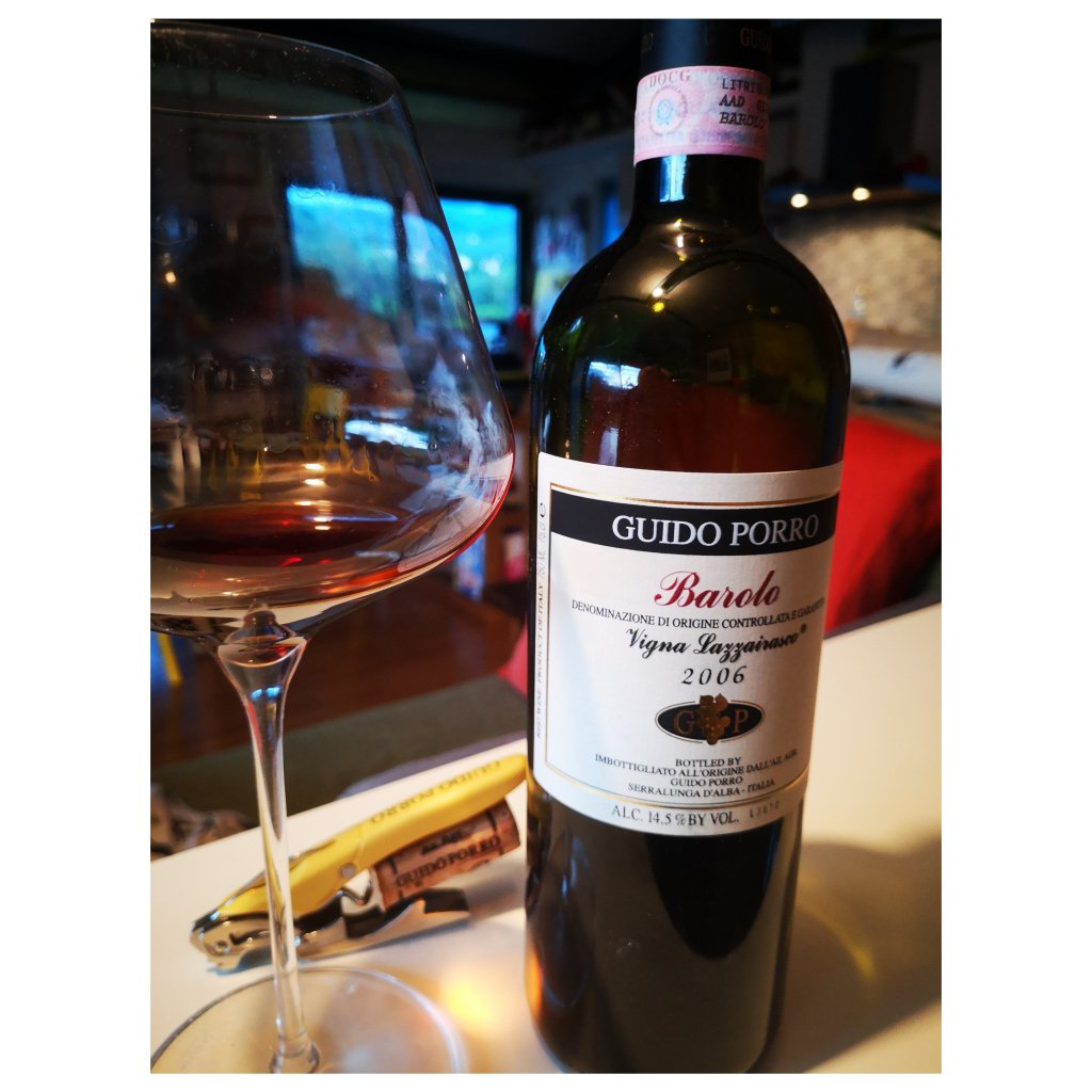 Enonauta/Degustazione di Vino #318 - review - Barolo Lazzairasco 2006 - Guido Porro | Ciò che un tempo fu probabilmente un vino potente e austero è oggi un vino ottimamente evoluto, caratterizzato da determinata gentilezza