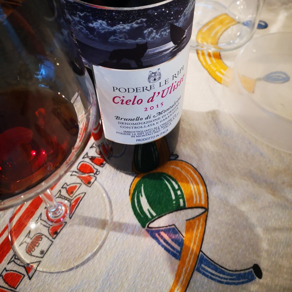 Enonauta/Degustazione di Vino #338 - review - Brunello di Montalcino "Cielo d'Ulisse" 2015 - Podere Le Ripi | vino di spiccata espressività, rigore e fedeltà