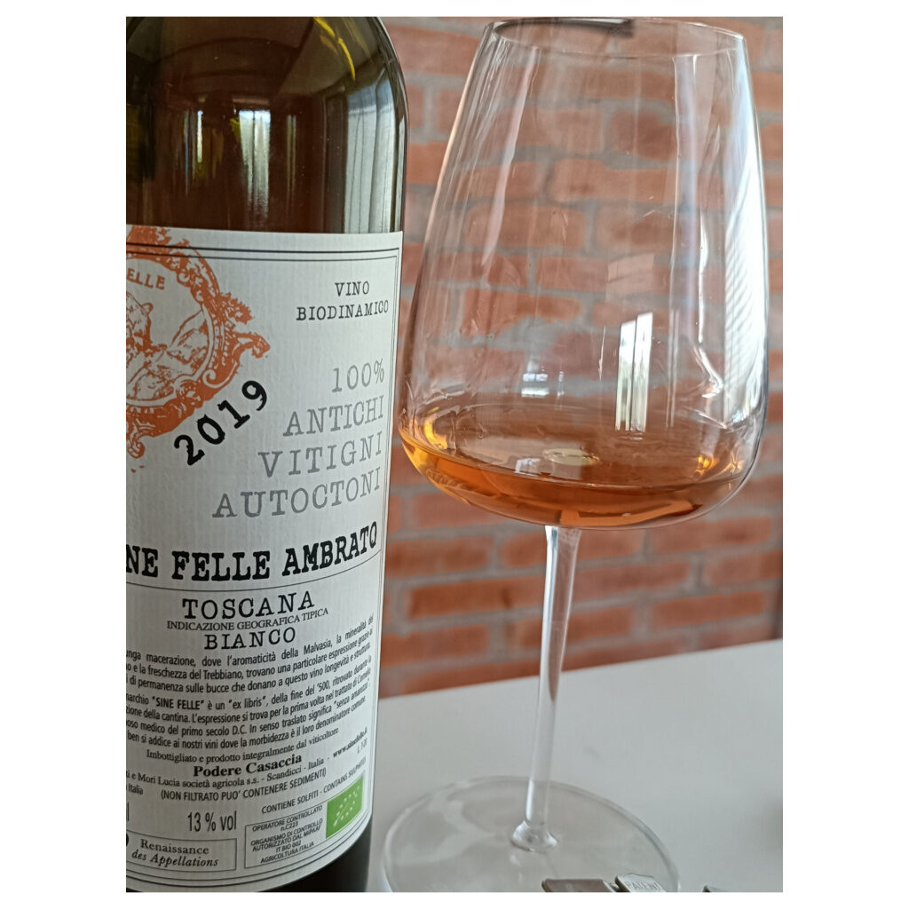 Enonauta/Degustazione di Vino #350 - review - Sine Felle Ambrato 2019 - Moretti Podere Casaccia | Un maceratissimo, un supermacerato