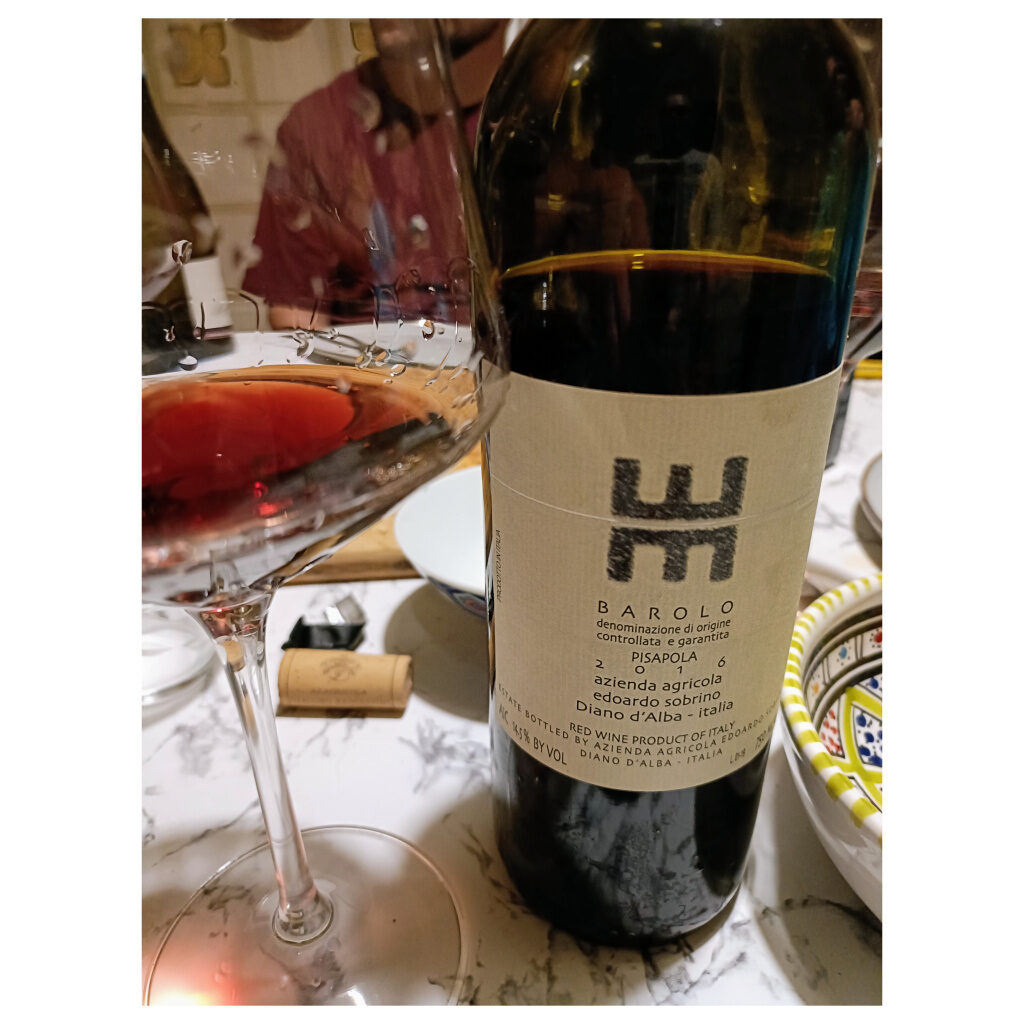Enonauta/Degustazione di Vino #371 - review - Barolo Pisapola 2016 - Edoardo Sobrino | Vino chiaro, luminoso, nitido, lineare al palato
