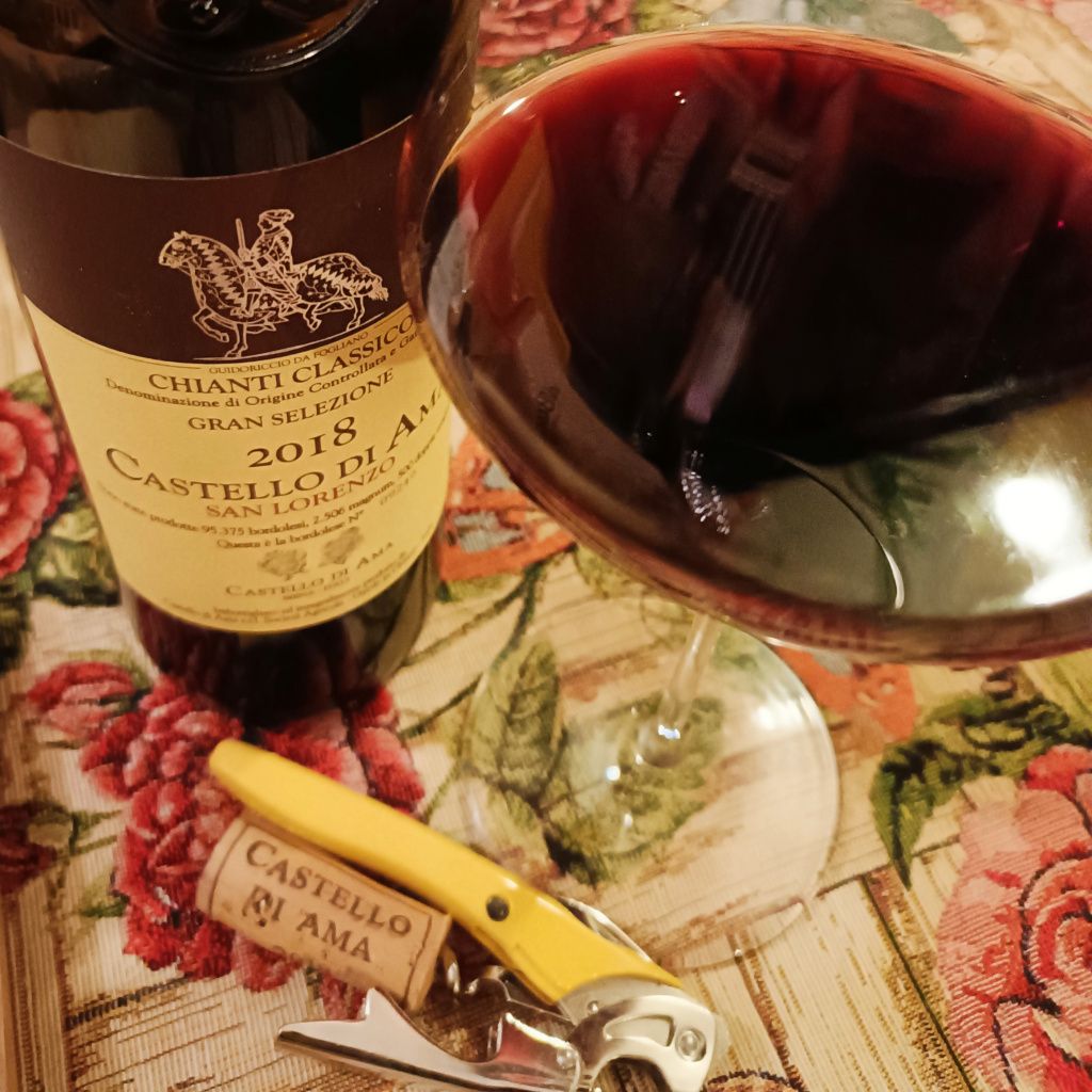 Enonauta/Degustazione di Vino #326 - review - Chianti Classico Gran Selezione San Lorenzo 2018 - Castello di Ama | una delle massime espressioni chiantigiane