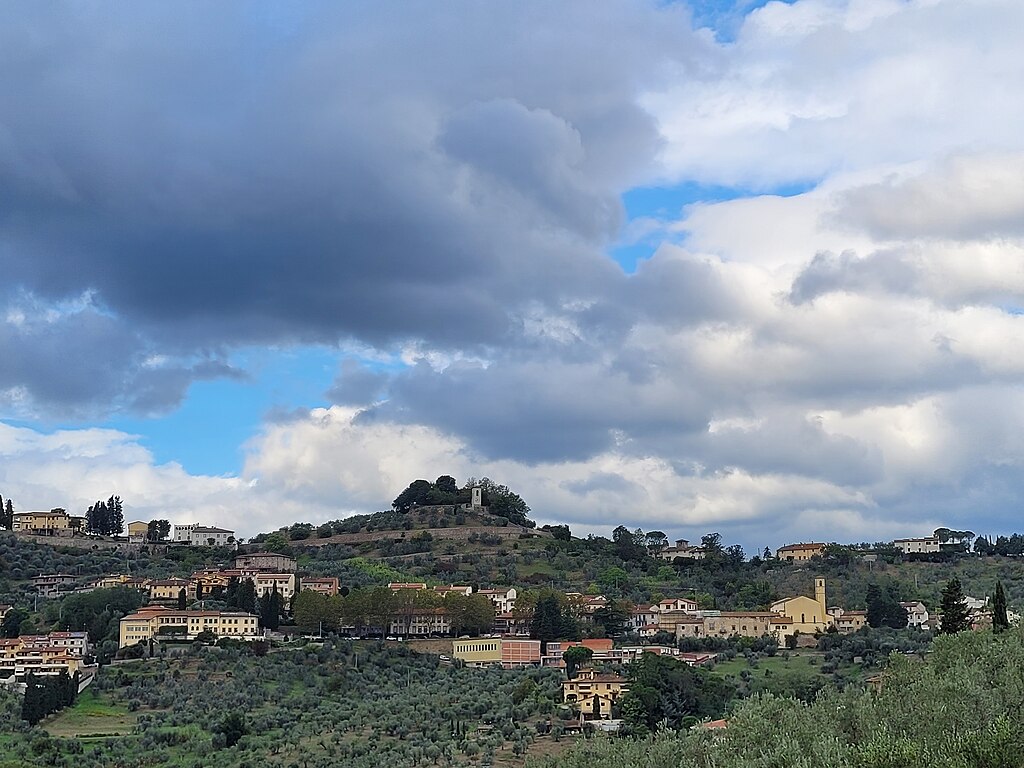 Veduta di Carmignano