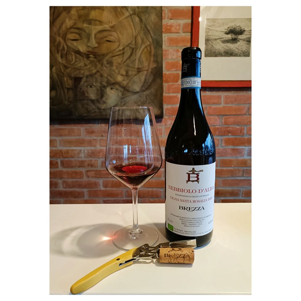 Enonauta/Degustazione di Vino #327 - review - Nebbiolo d'Alba Vigna Santa Rosalia 2020 - Brezza | nebbiolità radicale, senza compromessi